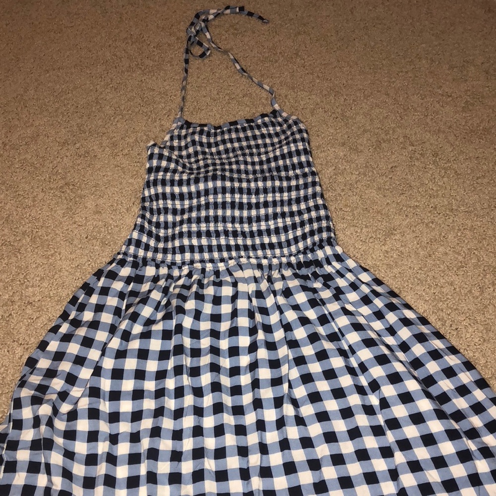 Bealls halter top gingham dress
